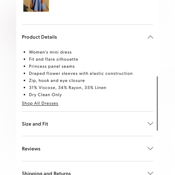 AJE.‎ TWYLA MINI DRESS Blue size 10 - Picture 10 of 11